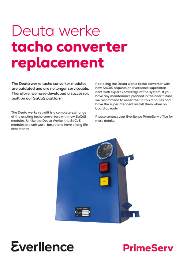 Deuta werke tacho converter replacement